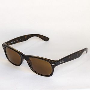 Ray-Ban New Wayfarer Tortoise Brown Unisex Classic Sunglasses 710 52[]18 3N